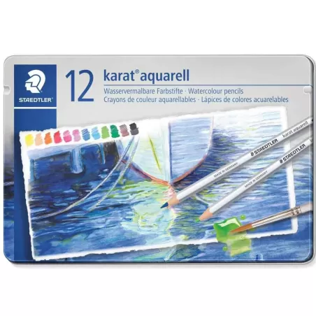 Culori acuarela Staedtler -set 12 creioane 125 M12