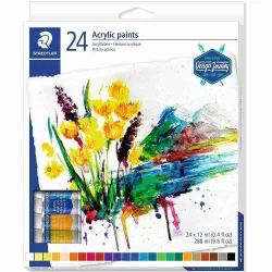 Culori acrilice Staedtler -set 24 tuburi 8500 C24