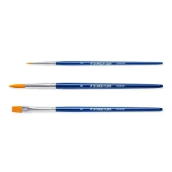 Pensule pictură din lemn 16cm Staedtler -set 3 buc 989 SBK3-3