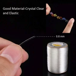 Elastic coreean Crystal Tec 0,8mm -10m