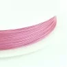 Sârmă siliconată colorată roz