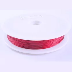 Sârmă modelaj 0,8 mm roșu carmin deschis