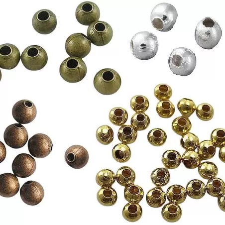 Mărgele metalice 10 mm