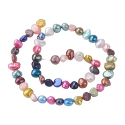 Mărgele perle de cultură colorate