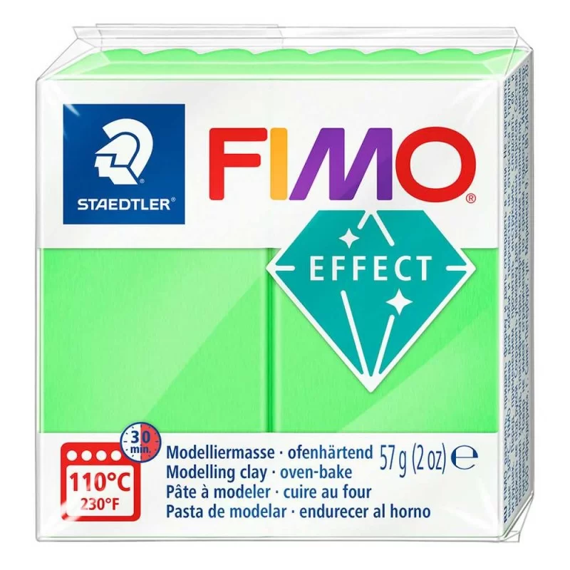 FIMO Effect Neon 57g verde