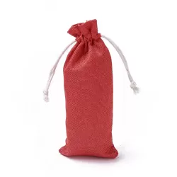 Săculeț textil roșu