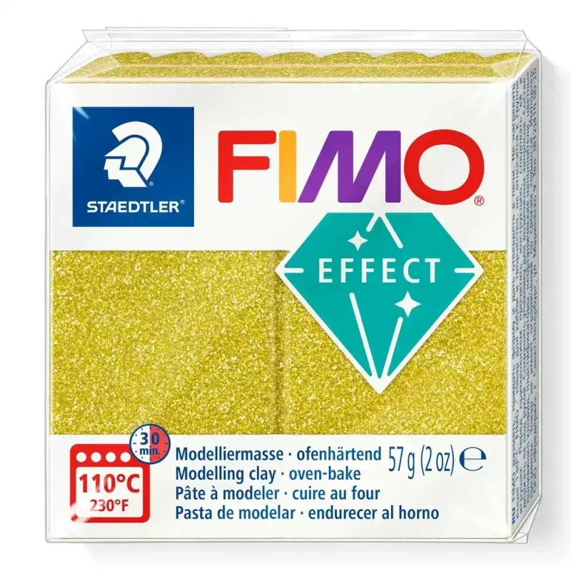 FIMO Effect Glitter 57 g 8010-112 gold - auiru