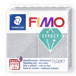 FIMO Effect Glitter 57 g 8010-812 silver - argintiu