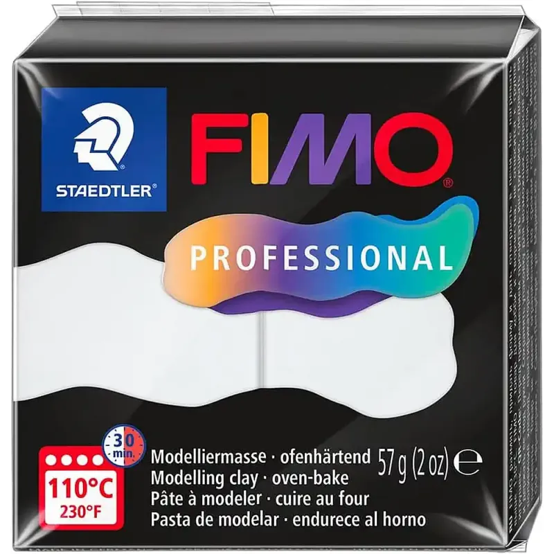 Pastă de modelaj FIMO Professional 57g alb Pastă de modelaj FIMO Professional 57g alb