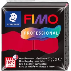 Pastă de modelaj FIMO Professional 57g roșu carmin