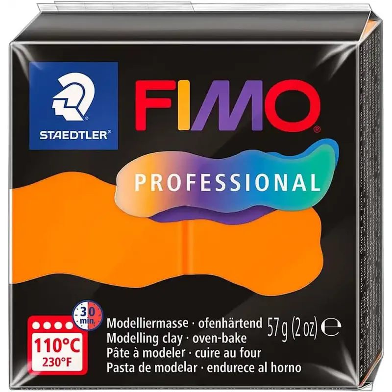 Pastă de modelaj FIMO Professional 57g portocaliu Pastă de modelaj FIMO Professional 57g portocaliu