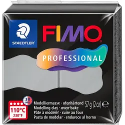 Pastă de modelaj FIMO Professional 57g gri deschis