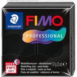 Pastă de modelaj FIMO Professional 57g negru