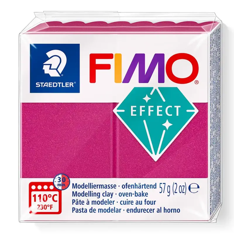 Pastă de modelaj FIMO Effect Metallic 57g bordeaux Pastă de modelaj FIMO Effect Metallic 57g bordeaux