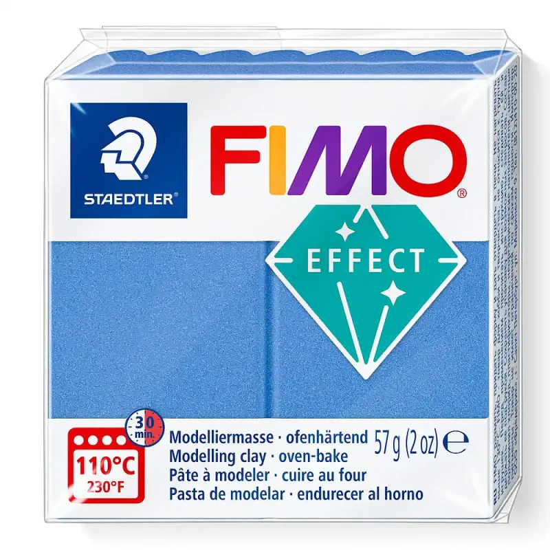 Pastă de modelaj FIMO Effect Metallic 57g albastru Pastă de modelaj FIMO Effect Metallic 57g albastru