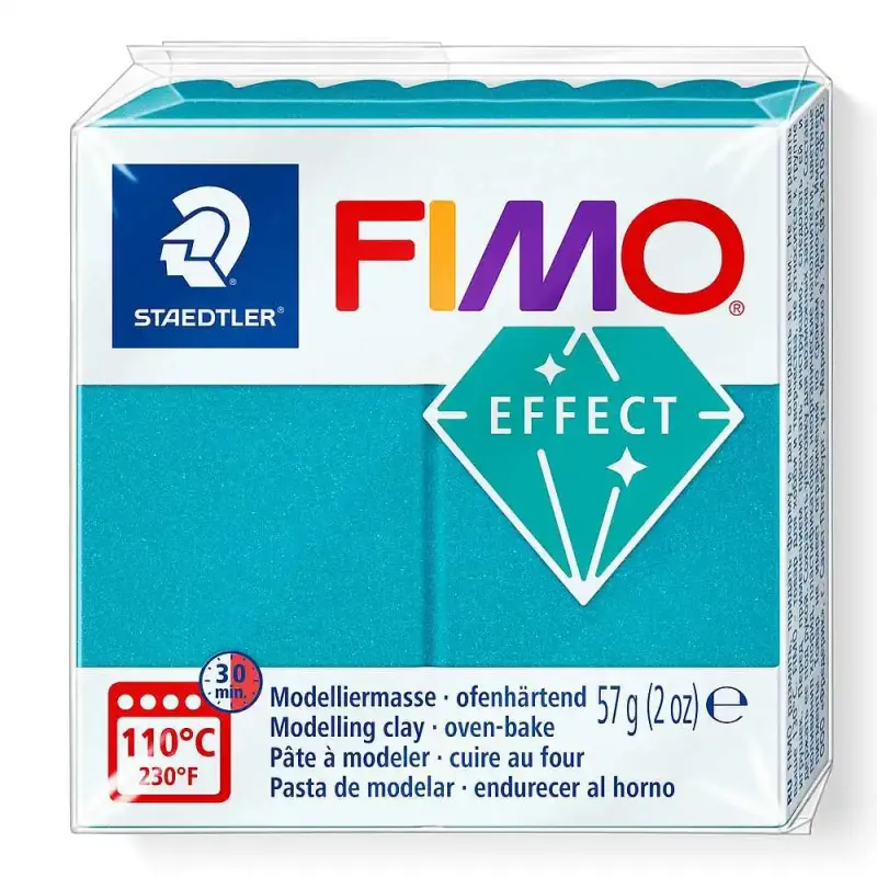 Pastă de modelaj FIMO Effect Metallic 57g turcoaz