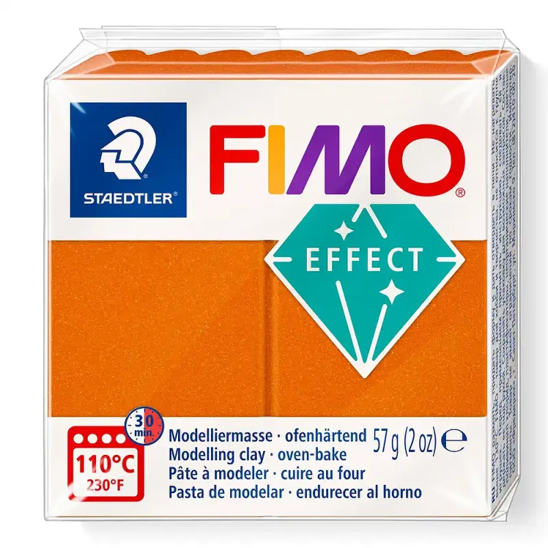 Pastă de modelaj FIMO Effect Metallic 57g portocaliu