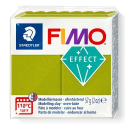 Pastă de modelaj FIMO Effect Metallic 57g verde oliv