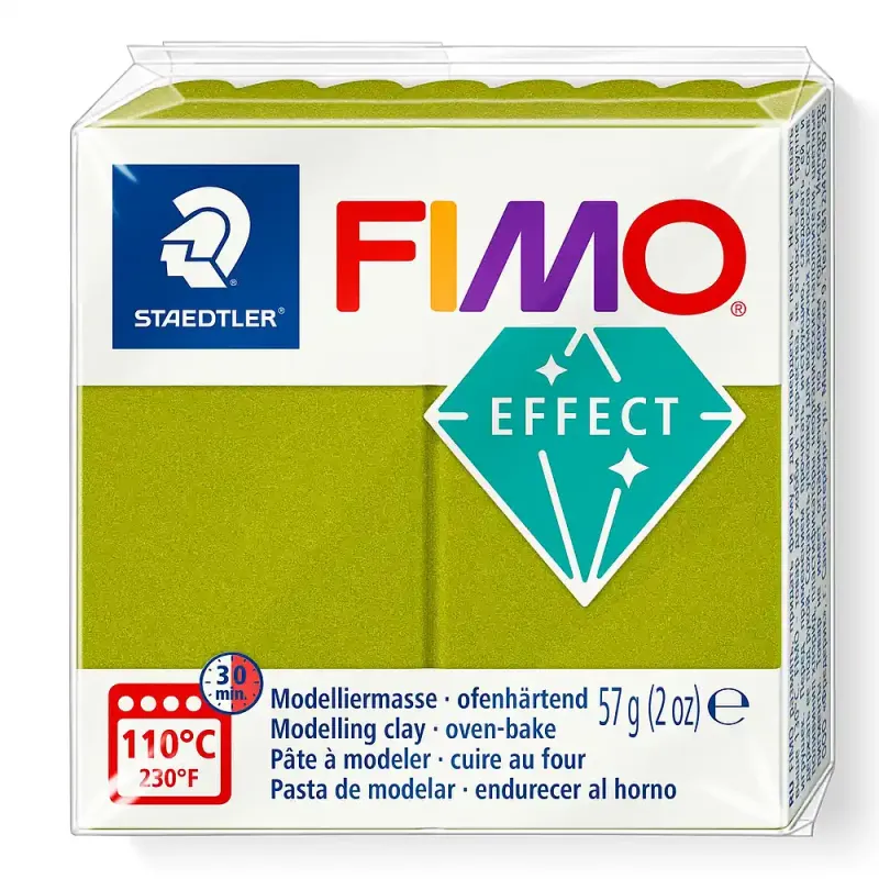 Pastă de modelaj FIMO Effect Metallic 57g verde oliv