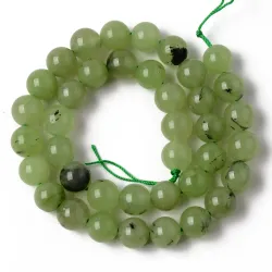 Mărgele calcedonie verde