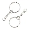 Seturi breloc chei: 2 inele, 2 lanțuri, 2 zale