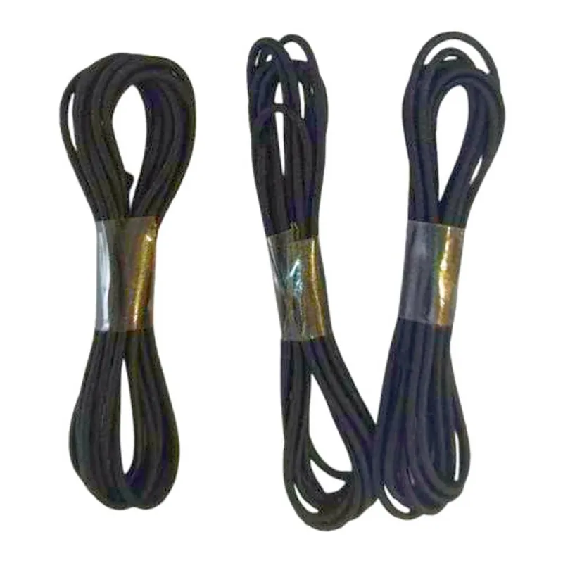 Set 3 elastice textile negre