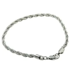 Brățări inox lanț argintiu