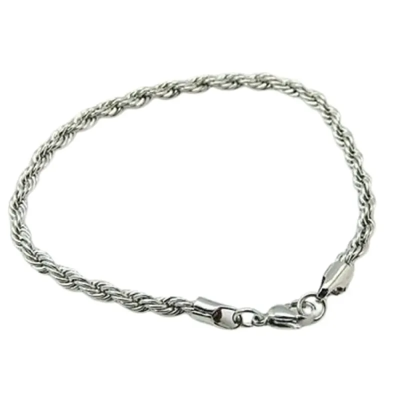 Brățări inox lanț argintiu