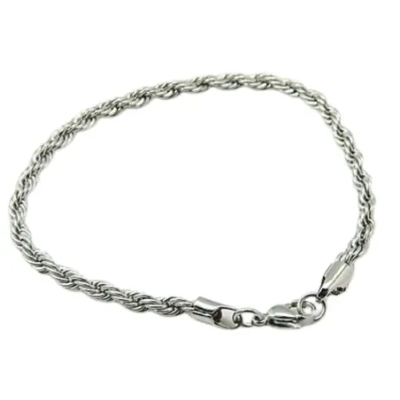 Brățări inox lanț argintiu