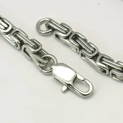 Brățari inox lanț bizantin bărbătești
