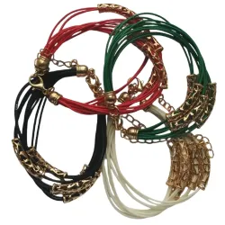 Brățări simple cu accesorii aurii