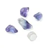 Chipsuri fluorit negăurite 3-5mm, 50g