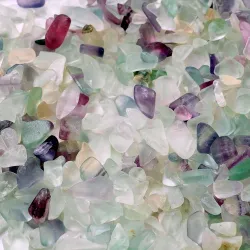 Chipsuri fluorit negăurite 3-5mm, 50g