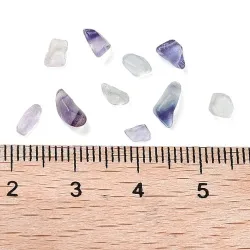 Chipsuri fluorit negăurite 3-5mm, 50g
