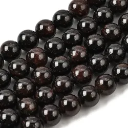 Mărgele granat 5mm, șirag 38cm~75buc