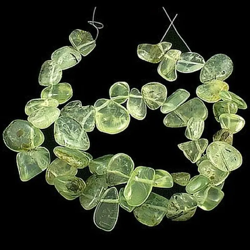 Mărgele granat verde, șirag 36cm~48buc