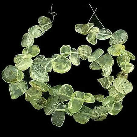 Mărgele granat verde, șirag 36cm~48buc
