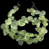 Mărgele granat verde, șirag 36cm~48buc