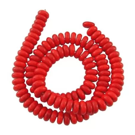 Margele howlit  3*8mm natural (39cm-118buc)