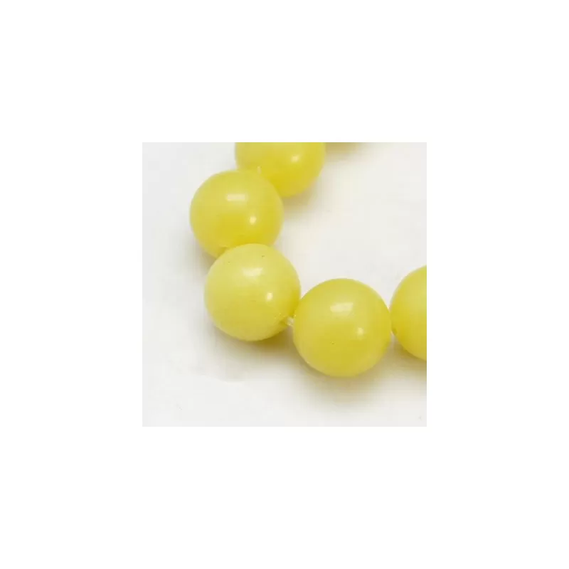 Margele jad lemon 10mm
