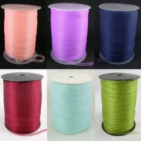 Panglica organza 4mm -10metri