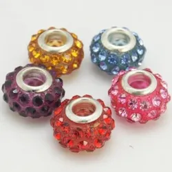 Margele shamballa 15*9mm