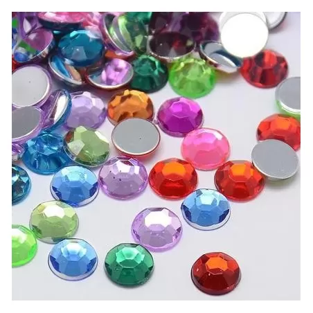 Cabochon acrilic 16mm -5buc