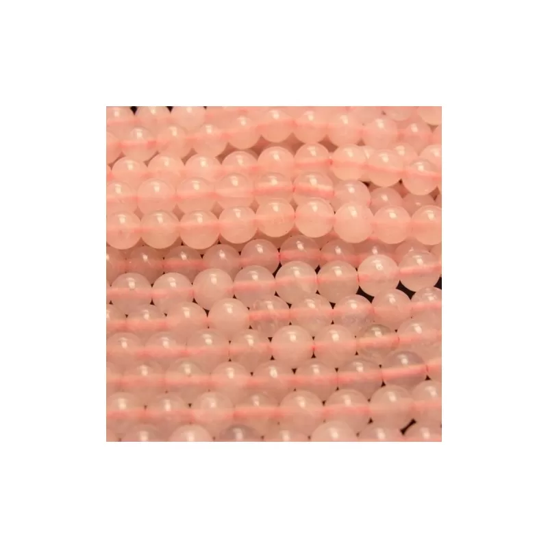 Margele cuart roz 6mm » Pietre semipretioase