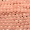 Margele cuart roz 10mm 38cm~38buc
